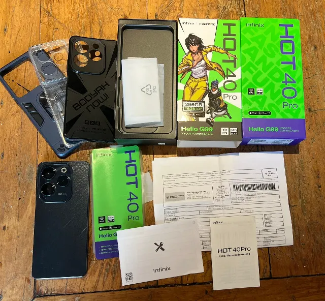 Infinix HOT 40 pro serie Edição limitada Gamer Free Fire 256gb + 16gb RAM