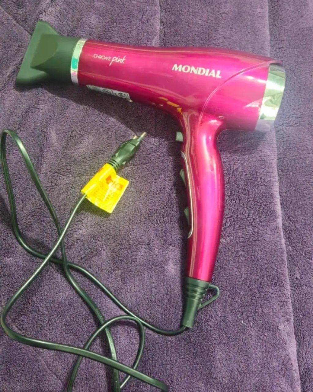 Secador Mondial Chrome pink