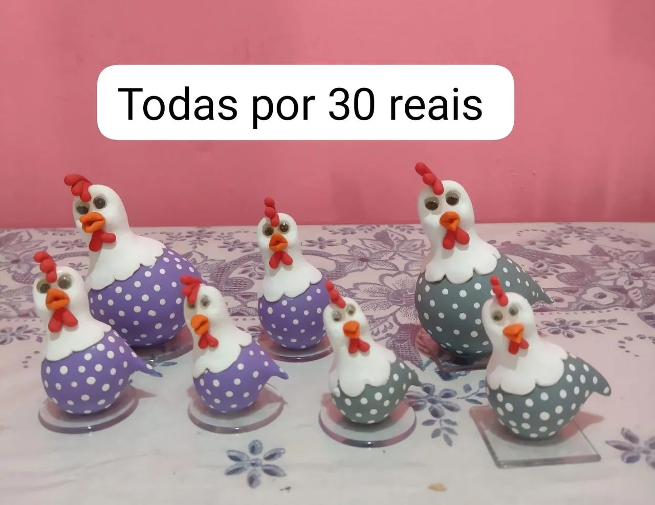 Galinhas de biscuit -  - Foto 2