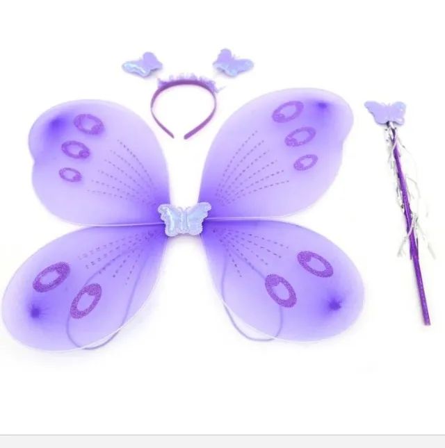 Kit de fantasia borboleta pronta entrega 