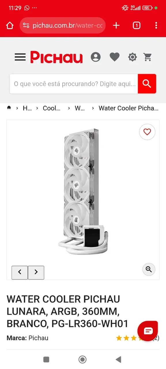 Water cooler 360m Lunara branco