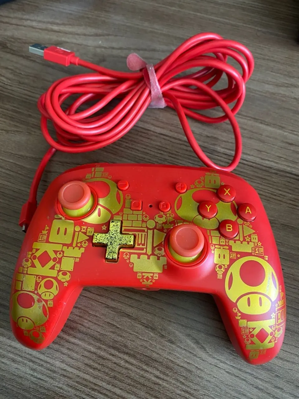 Controle Pro Nintendo Switch Edição Especial Mario - Com Fio