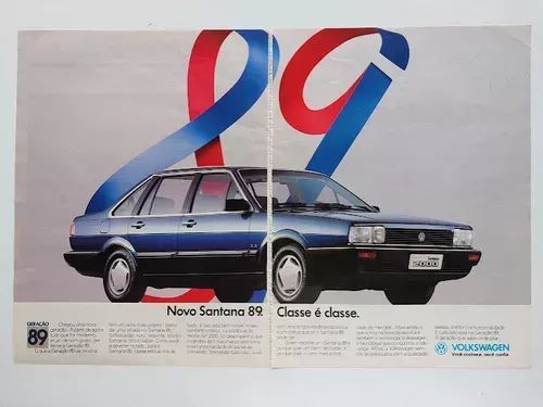VW Santana ou Quantum - Propaganda original de revista de época - GLS, Sport, 2000