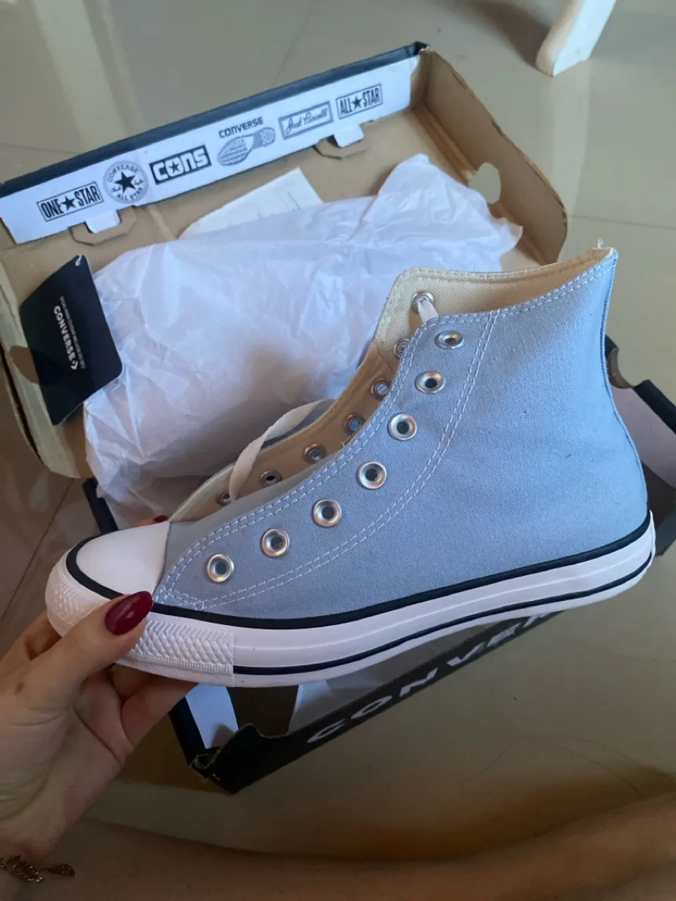 Converse All Star Azul Claro - Novo!