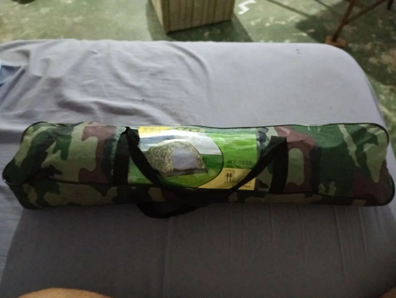 Barraca de camping 2 lugares camuflada