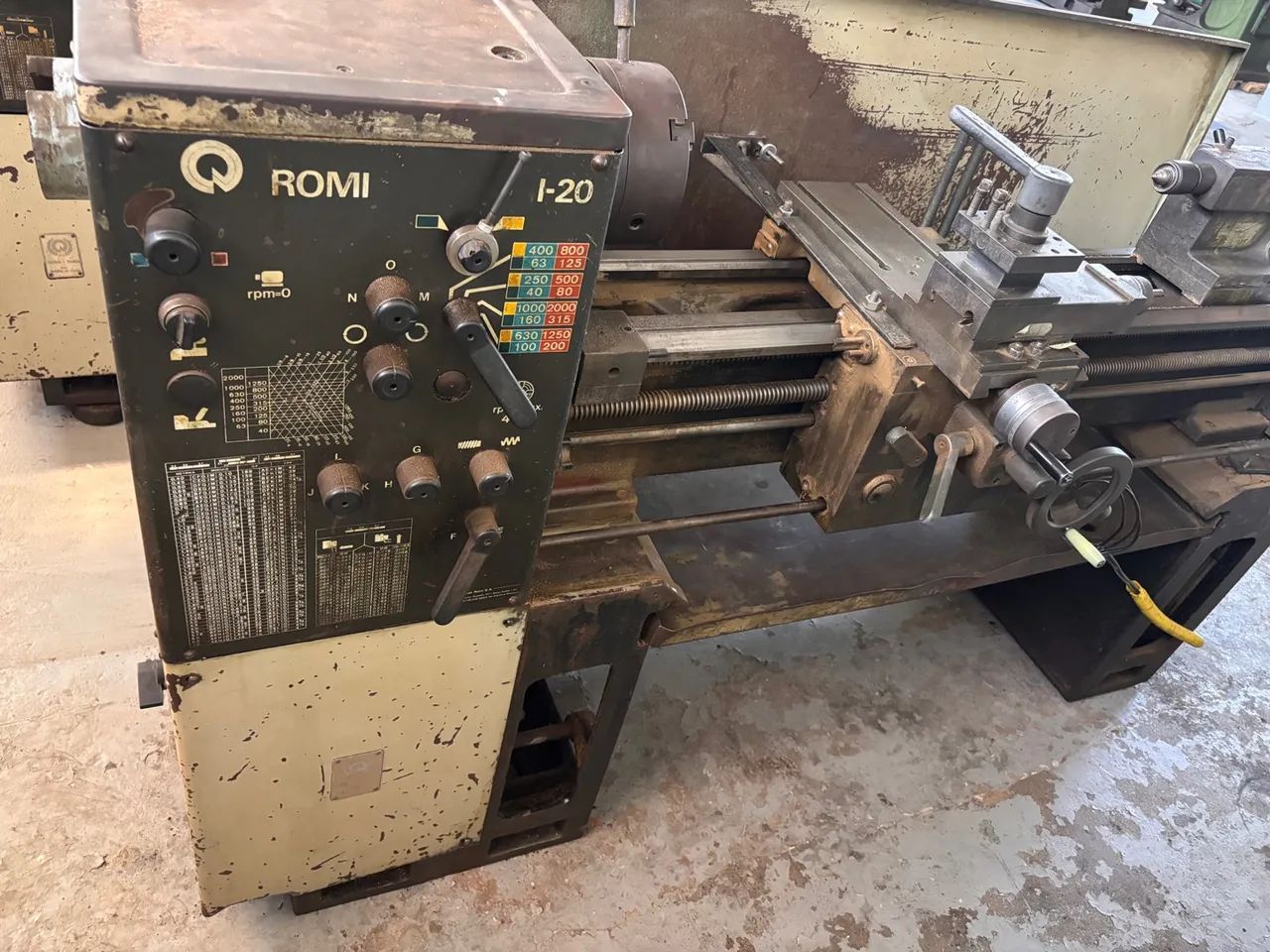 Torno Mecânico ROMI I-20 - Ideal para Usinagem - Foto 6