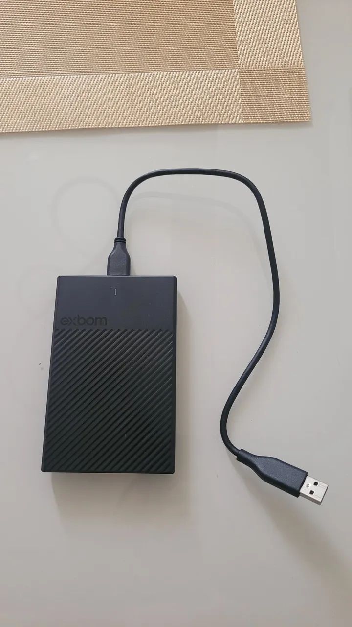 HD Externo 500GB USB 3.0 Seminovo