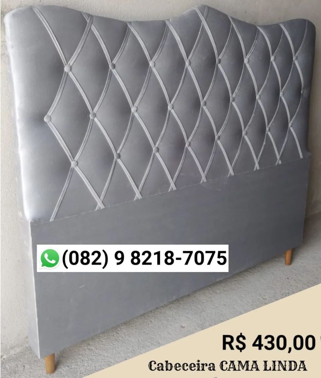 CABECEIRAS BAÚ BASE COLCHÕES PUFFS CAMA BOX ENTREGA GRÁTIS  - Foto 3