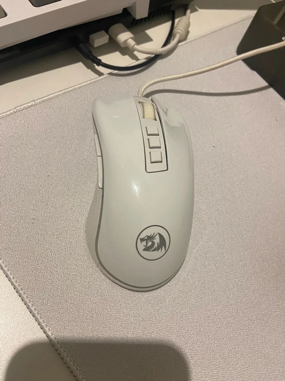 Mouse Gamer Redragon King Cobra 2 Lunar White 24000 Dpi - Foto 2