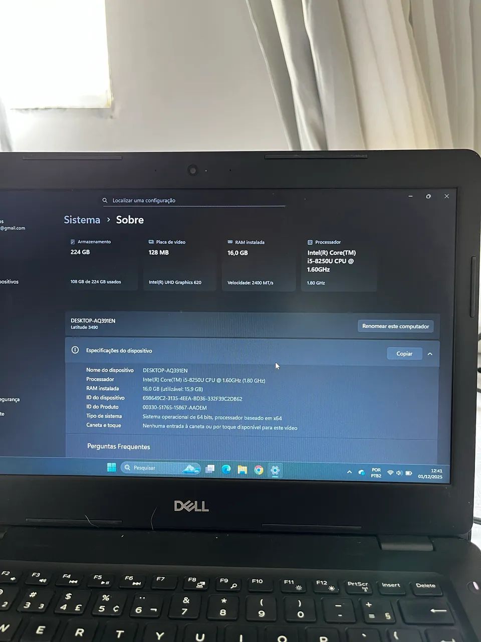 notebook Dell i5 8 geração - Foto 4