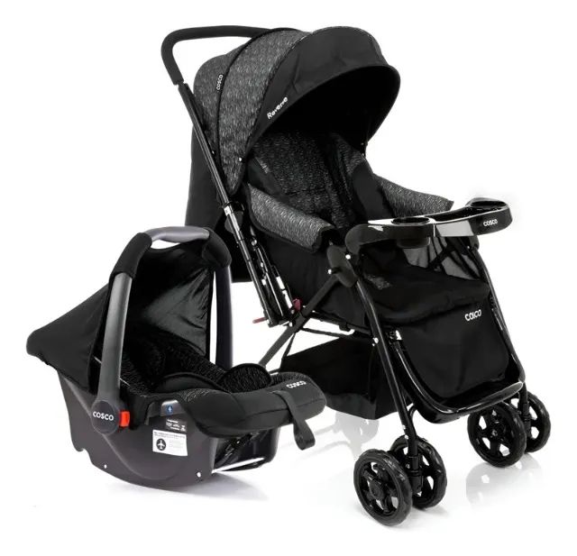 Carrinho Bebê + Bebê Conforto Cosco