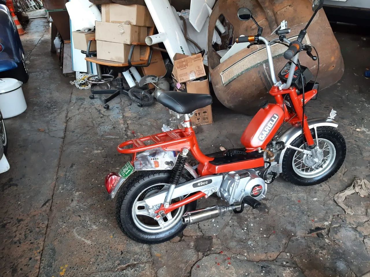 Garena Kátia anos 70 moto antiga Raridade - Foto 4