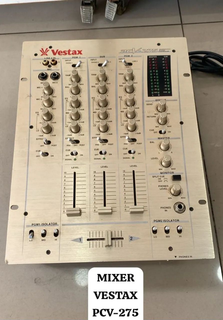 MIXER Vestex pcv 275 - Equipamentos e Acessórios de Som - Santa