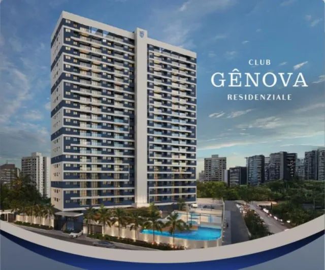Fachada 100% Revestida- Gênova Residenziale