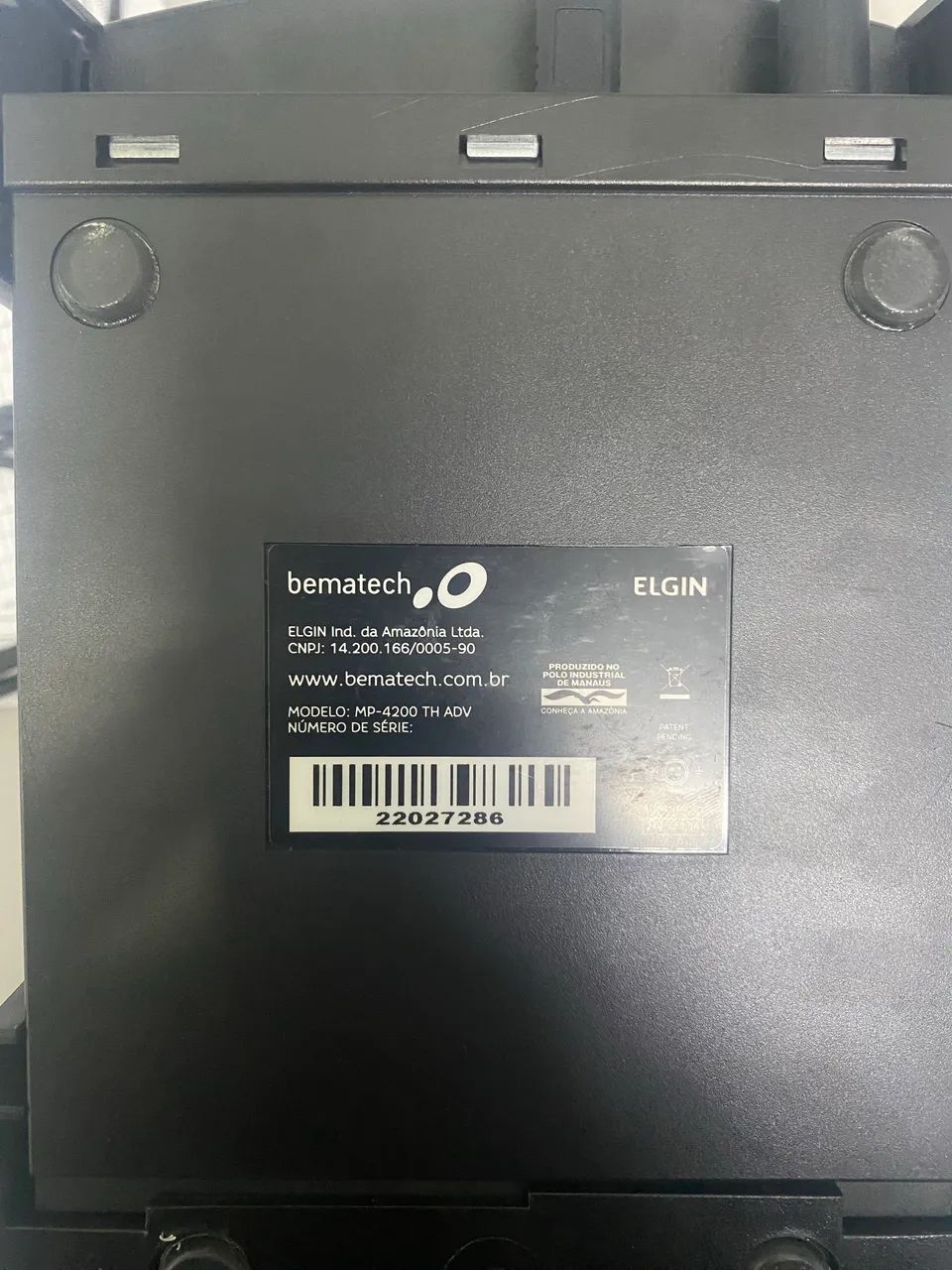 IMPRESSORA FISCAL DE NOTAS 64312830315010124