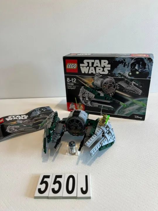 LEGO STAR WARS 8 A 12 ANOS YODA JEDY STARFIGHTER DISNEY 75168 COMPLETO , MONTADO 1 VEZ , C