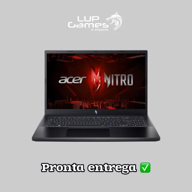 Notebook Gamer Acer Nitro V15 i7-13620H + Rtx 3050 /16GB P entrega (Loja física)