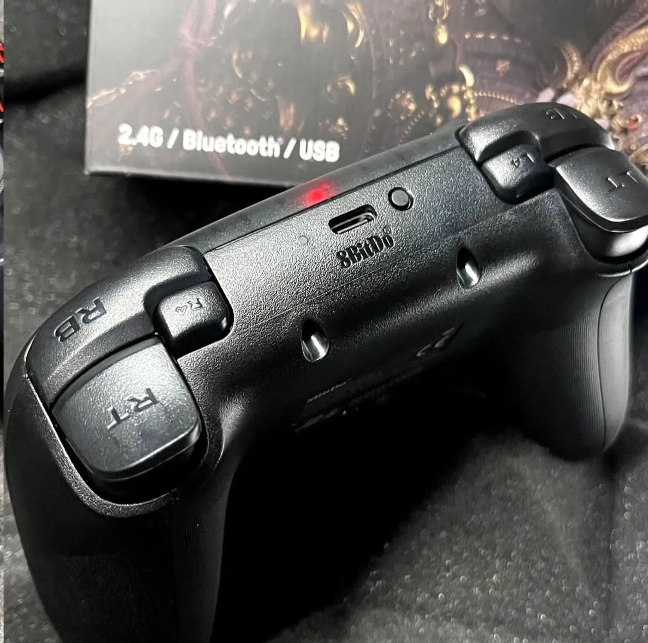 Controle Sem Fio 8BitDo Ultimate 2C - Edição Black Myth Wukong  - Foto 3