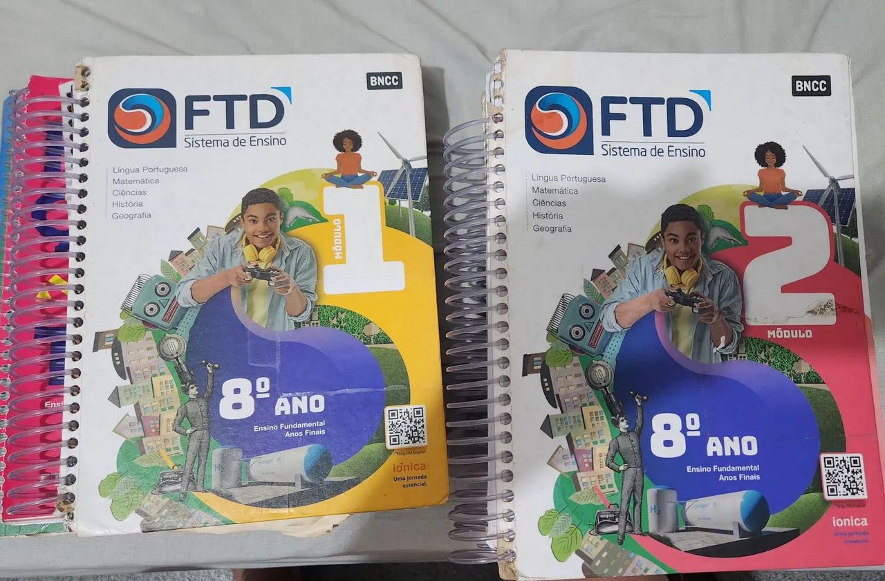 Kit 8 ano FTD Sistema de Ensino  - todos os Módulos - Livros Didáticos