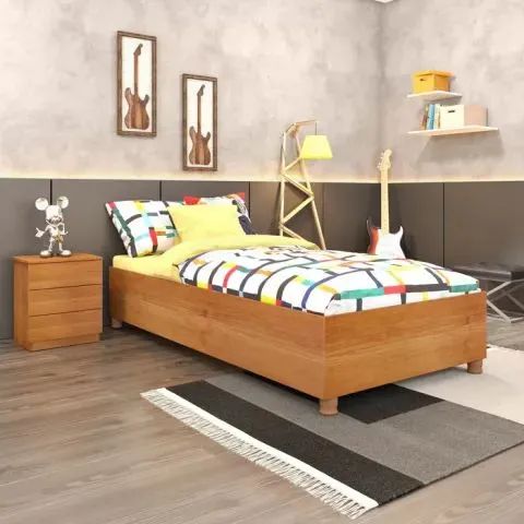 Cama Solteiro  | Compacta e Confortável