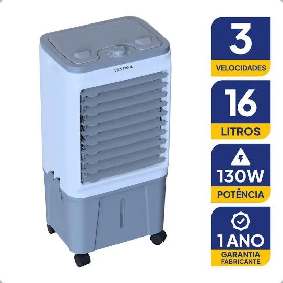 Climatizador 16Litros ventisol - loja IkonMixoffice  - Foto 3