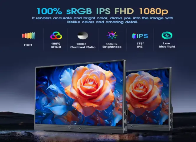 Monitor portátil 15.6" full HD