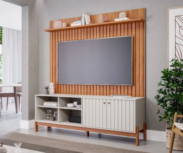 Bancada Holanda 1,85cm + Painel Trend (Novo)