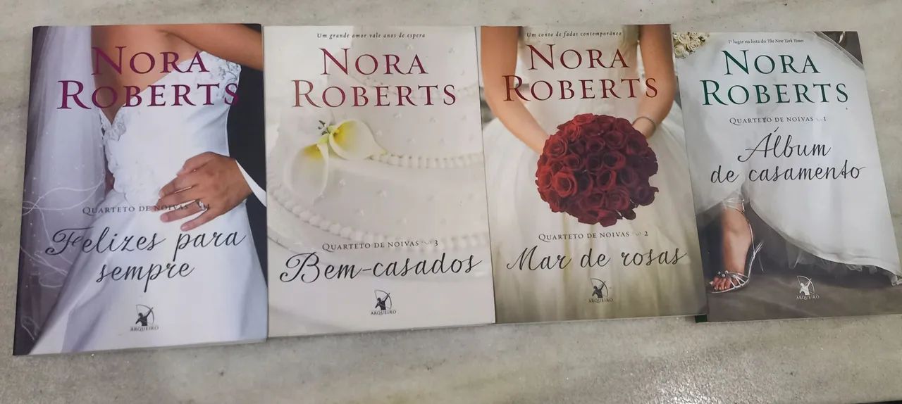 Livros da série Quarteto de Noivas - Nora Roberts