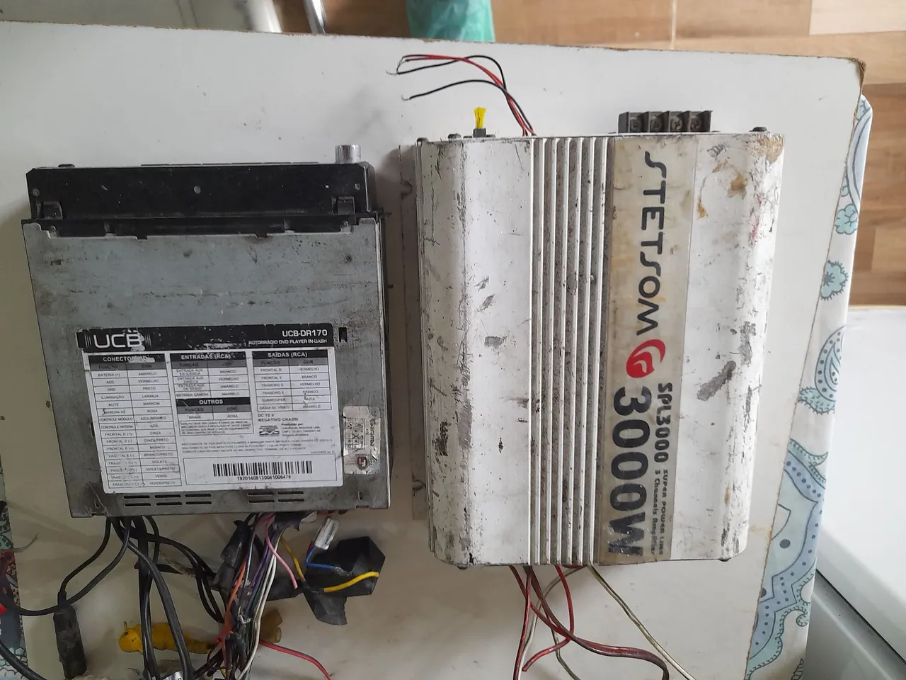 Som Automotivo Completo - Amplificador e Central Multimídia