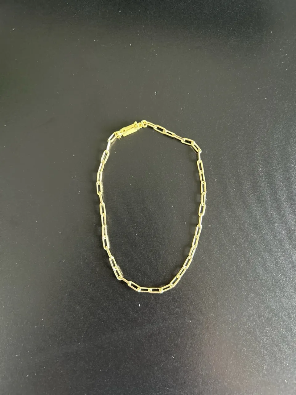 Pulseira fina de moeda antiga 100%