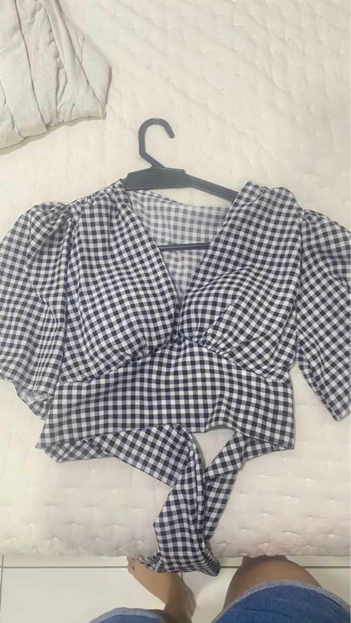 Blusa xadrez 