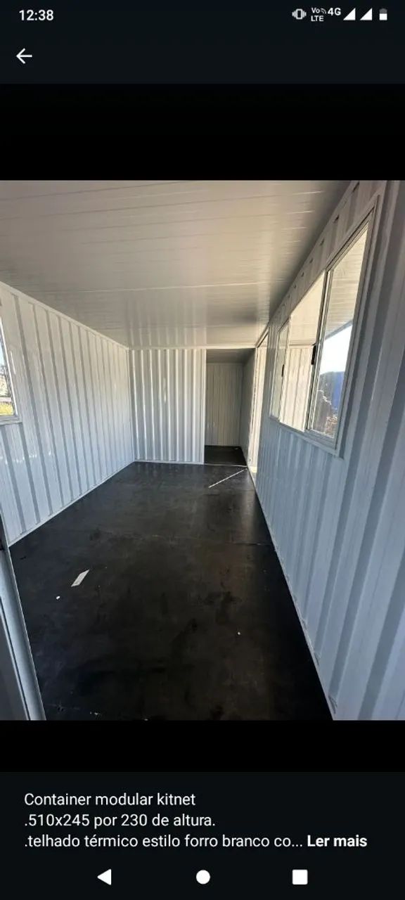 Container Modulado desmontável kitnet  - Foto 4