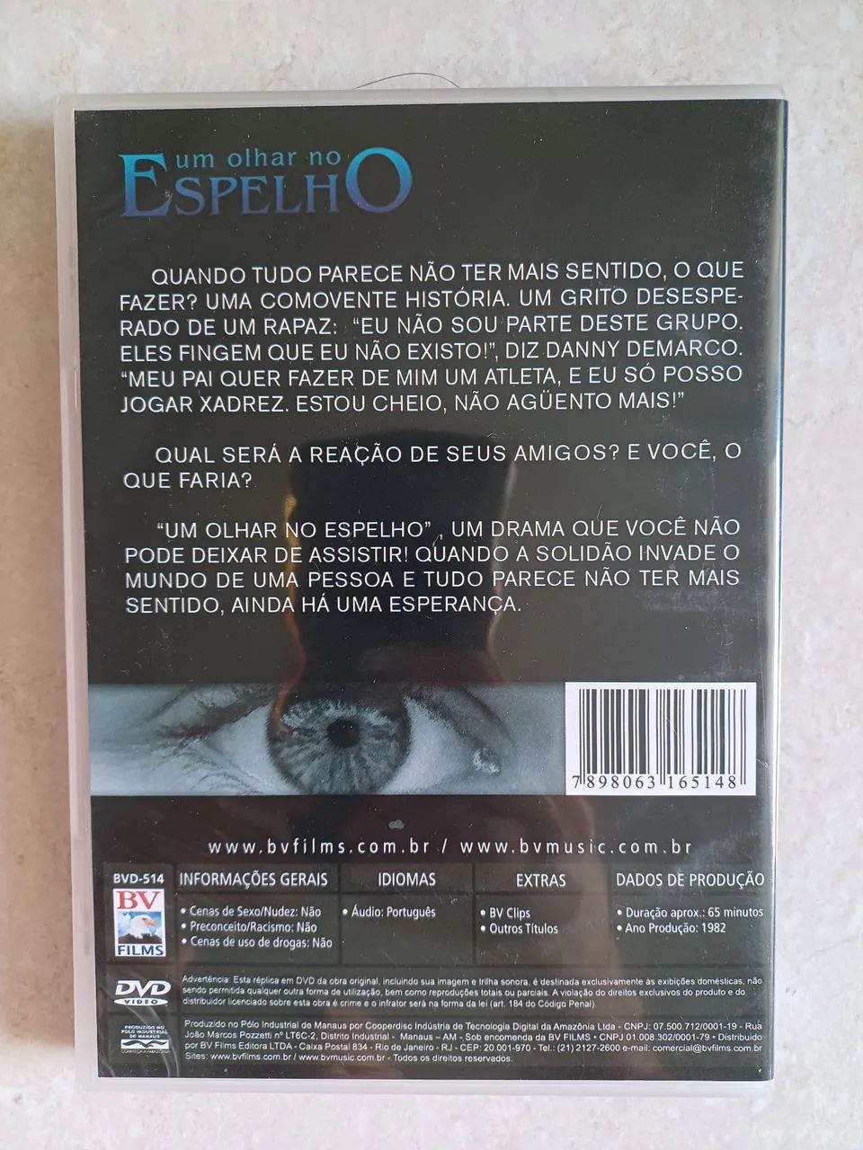 Um Olhar no Espelho - DVD seminovo - Foto 3