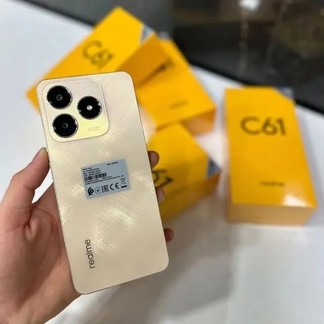 REALME C61 8/256GB Lacrado Garantia de 1 ano Com NFC+Capa+Película - Foto 2