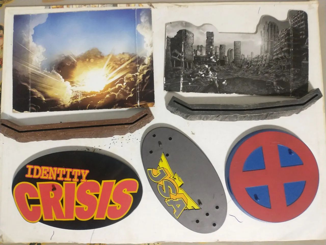 Stands base cenário Marvel legends - Liga da justiça - x men