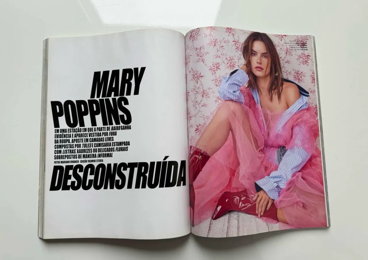 Revista Vogue Brasil Alessandra Ambrósio Abril 2016 - Foto 4