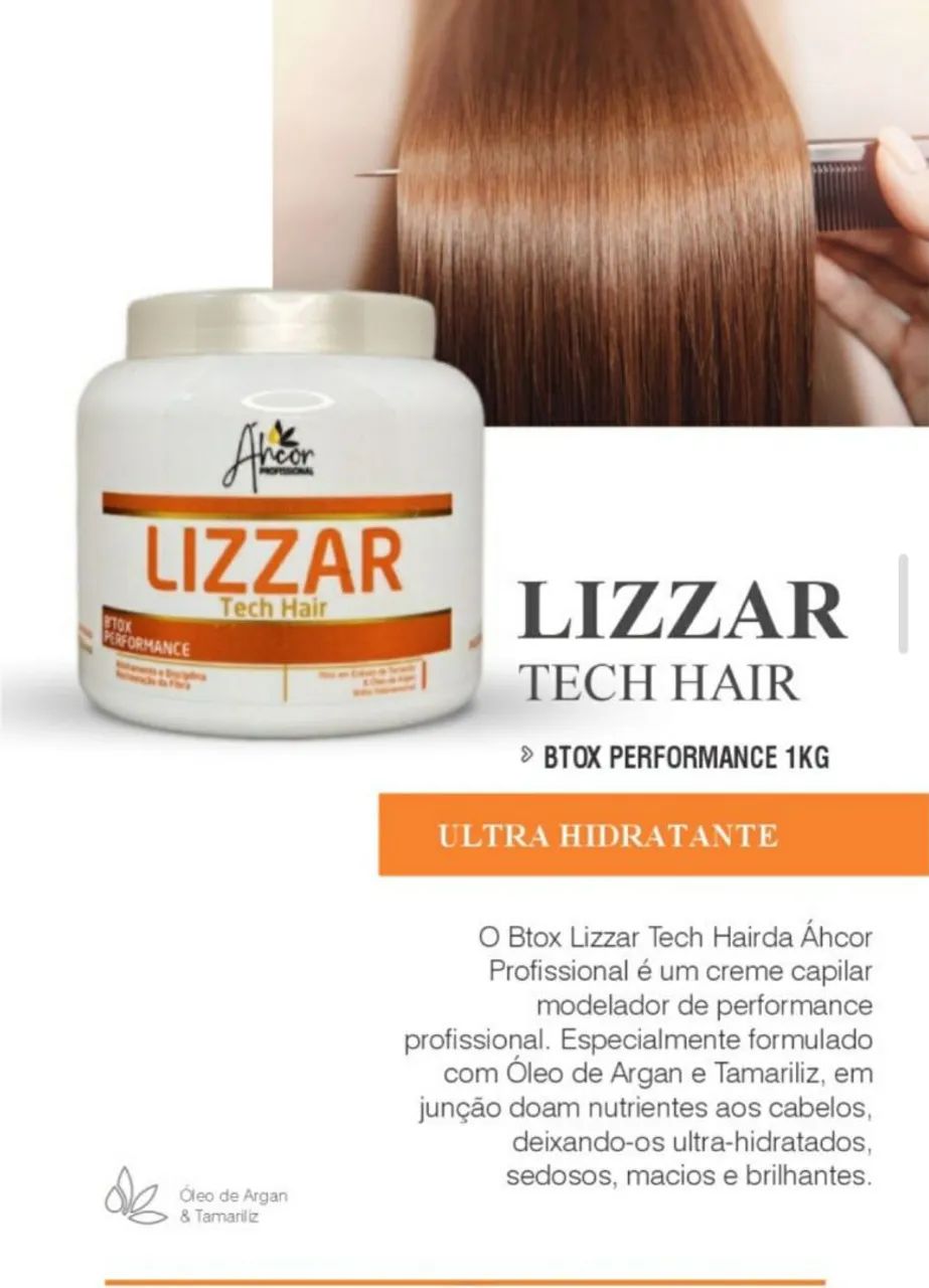 Btox Lizzar Tech Hair Áhcor - Cabelos Incríveis!