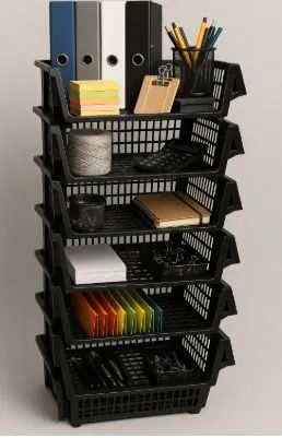 Cestas Organizadoras Empilháveis - Perfeitas para o seu negócio! - Foto 2