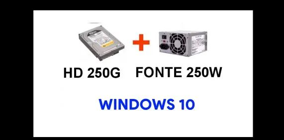 Kit AMD A8 quad-core, 8G, HD, Fonte, 