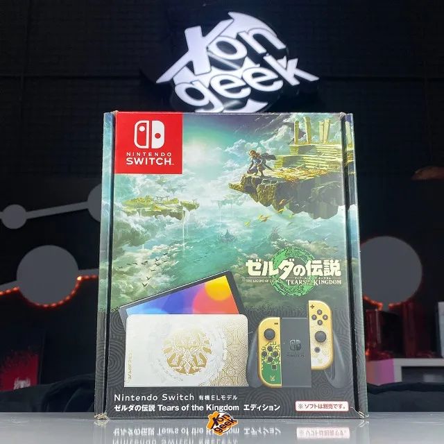 Nintendo Switch OLED Edição Especial Zelda Tears of the Kingdom | Versão Especial Original
