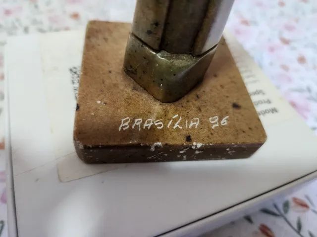 Enfeites de Brasília (Presidente JK) Pedra sabão. Originais - Foto 4