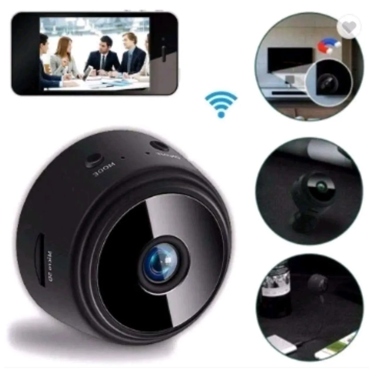 A9 Câmera Full HD 1080P Wifi IP Sem Fio Infravermelho De Visão Noturna