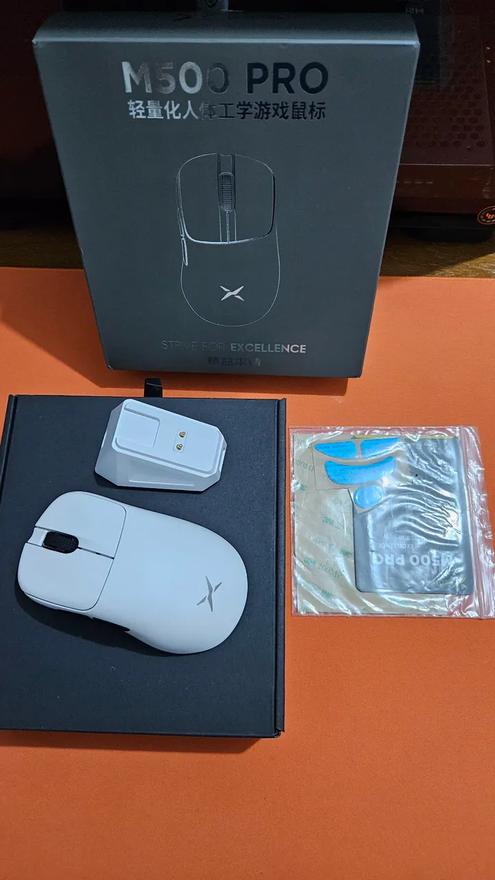 Mouse Gamer Sem Fio Delux M500 Pro 8KHZ (NOVO! SEM USO)