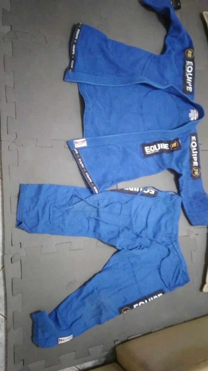 Kimono Jiu Jitsu A1 Azul ( Bem Conservado)