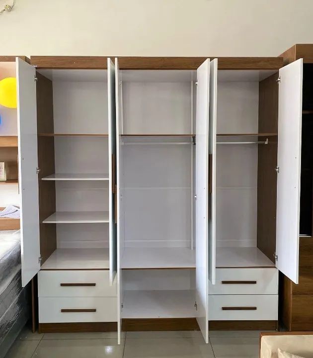 Guarda-Roupa 6 Portas Hércules 1,77m- Produto Novo Entrega Rápida - Foto 5