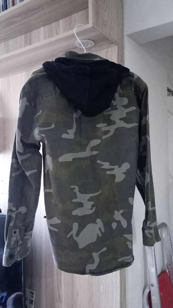 CALÇA, COLETE E CAMISÃO VERDE CAMUFLADO MASCULINOS TAMANHO G VADA UM TEM SEU PREÇO  - Foto 4
