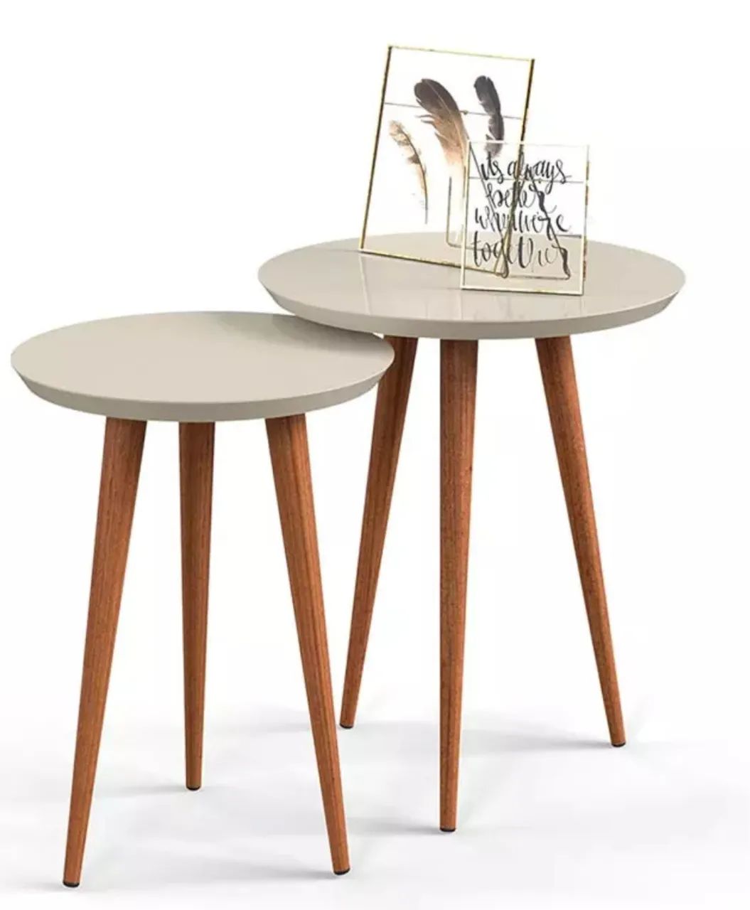 Conjunto de Mesa Lateral Nova 