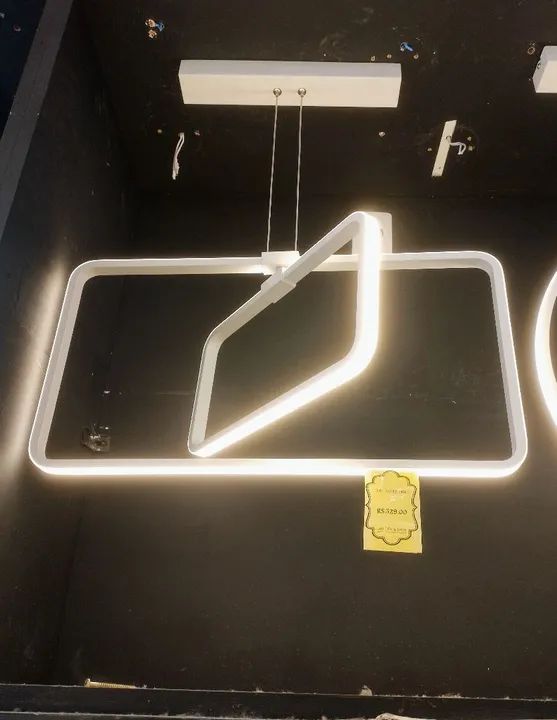 Lustre Moderno Quadrado LED