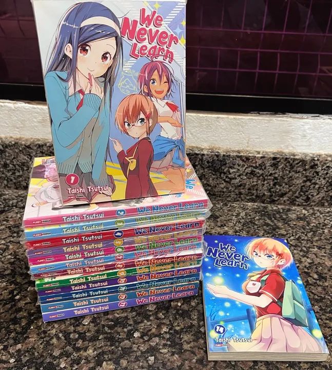 We Never Learn Volumes 1 a 14 Taishi Tsutsui mangá  - Foto 3