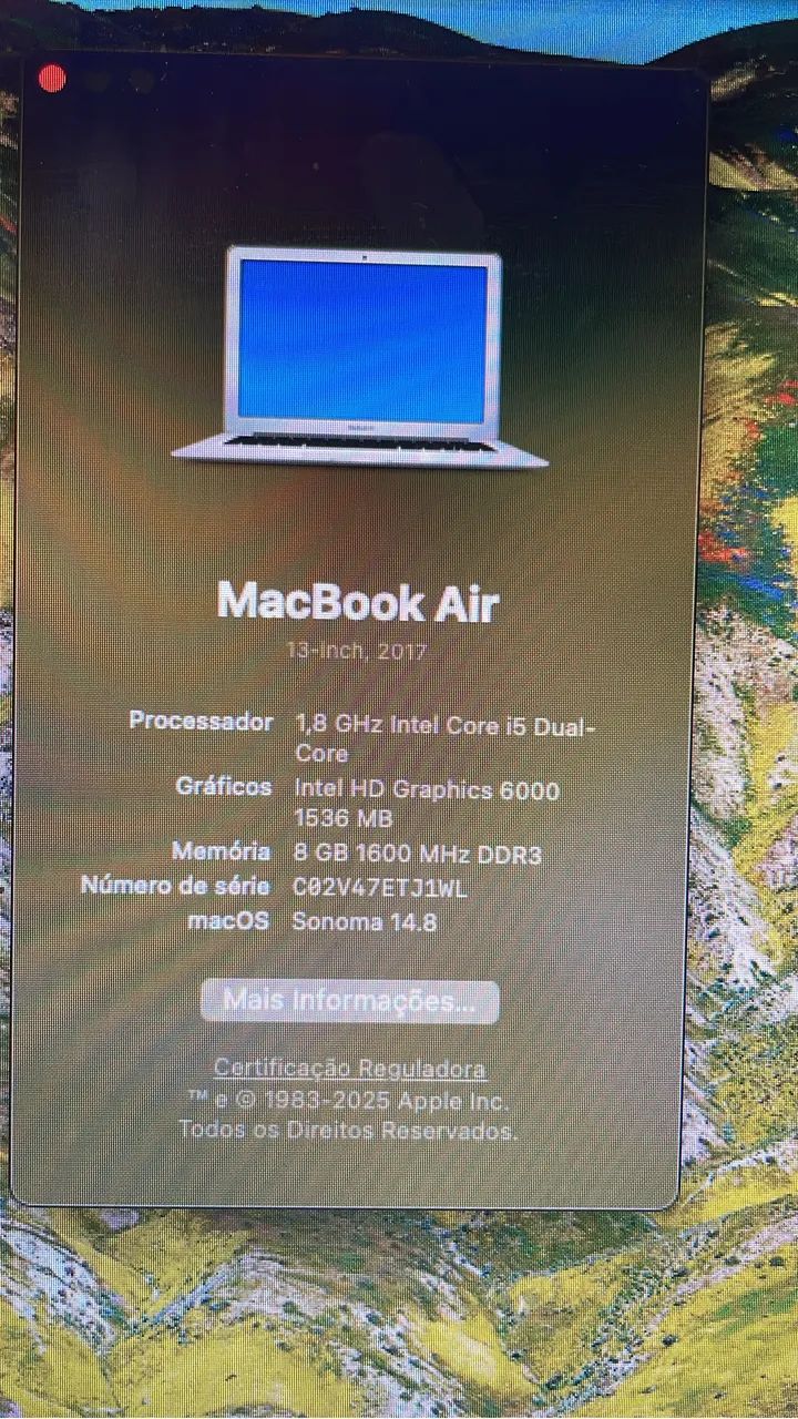 MacBook Air 13 2017 256gb ssd - Notebooks - Cidade Vera Cruz